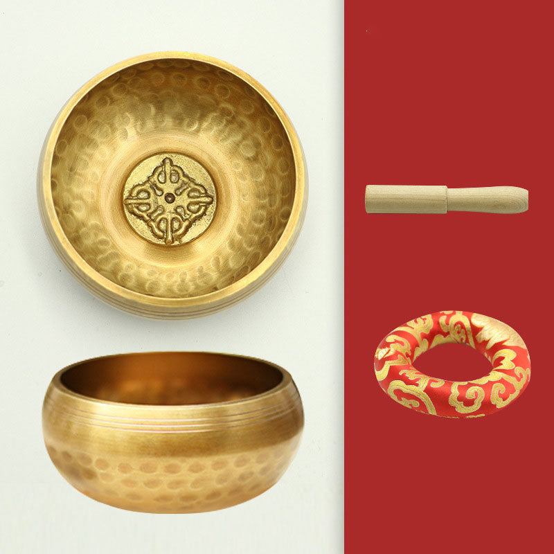 Buddha Stones Tybetańska misa dźwiękowa ręcznie robiona do relaksu i medytacji uważności Zestaw mis śpiewających