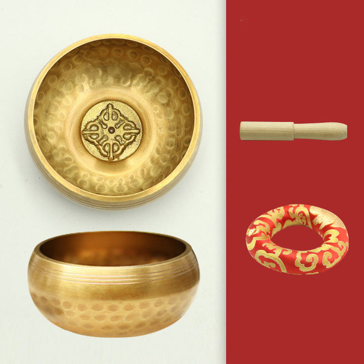 Buddha Stones Tybetańska misa dźwiękowa ręcznie robiona do relaksu i medytacji uważności Zestaw mis śpiewających