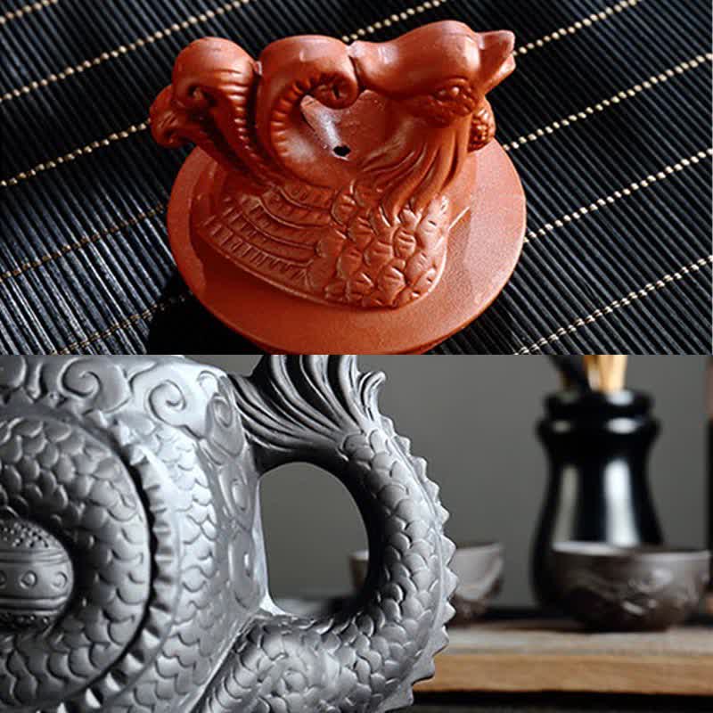 Ceramiczny czajniczek Vintage Dragon Phoenix