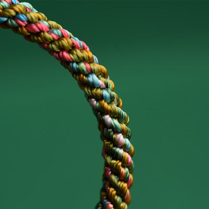 Buddha Stones Kolorowe Sznurki Szczęścia Ręcznie Robione Plecione Bransoletki Dla Dzieci Dorosłych