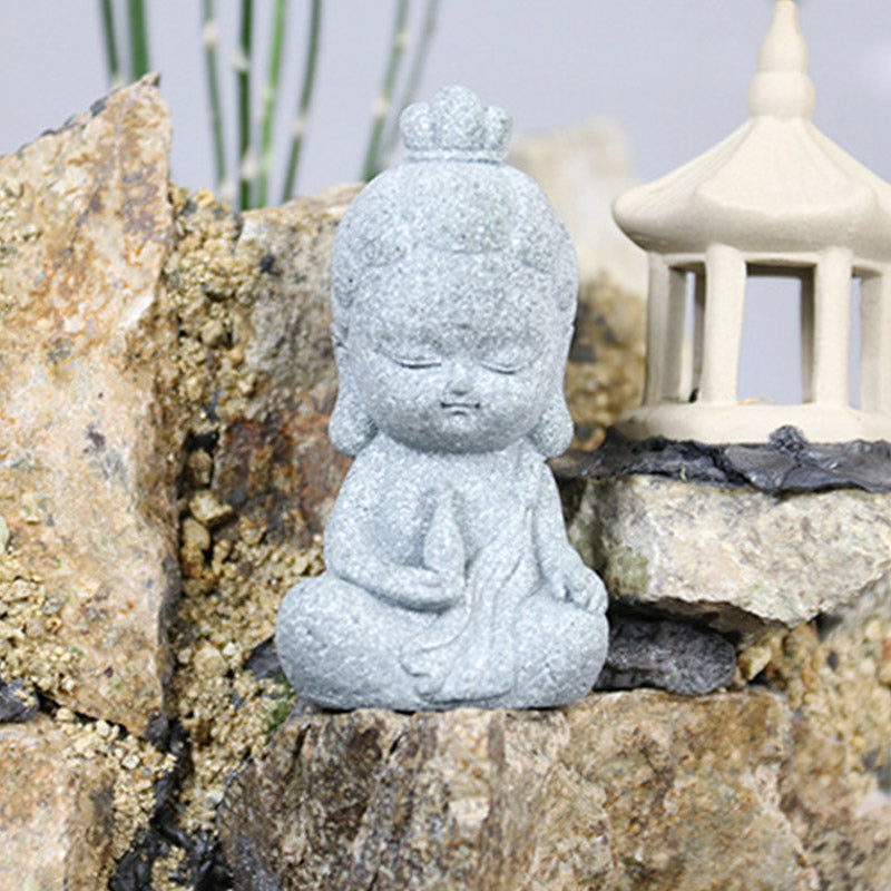 Buddha Stones Medytacja Statua Buddy Współczucie Dekoracja Domu