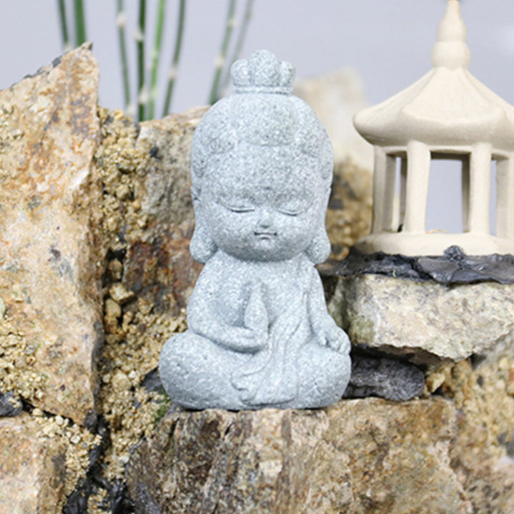 Buddha Stones Medytacja Statua Buddy Współczucie Dekoracja Domu