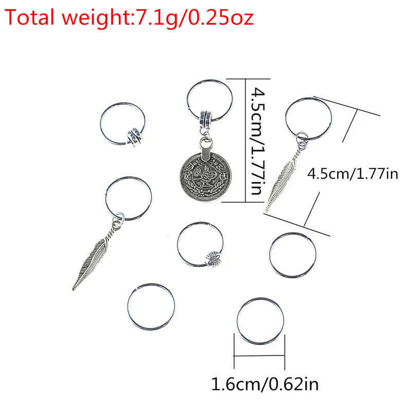 Buddha Stones Antyczne Liście Monety Koraliki Spinki Spinki Do Włosów Dekoracja