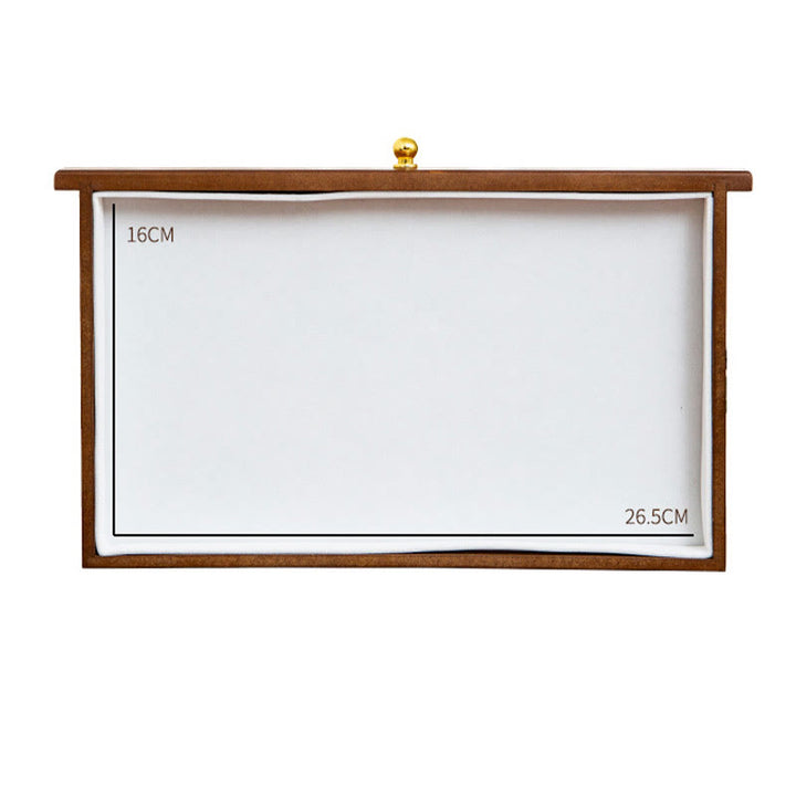 Drewniane pudełko na biżuterię w stylu retro z Buddha Stones, trójwarstwowe pudełko do przechowywania biżuterii