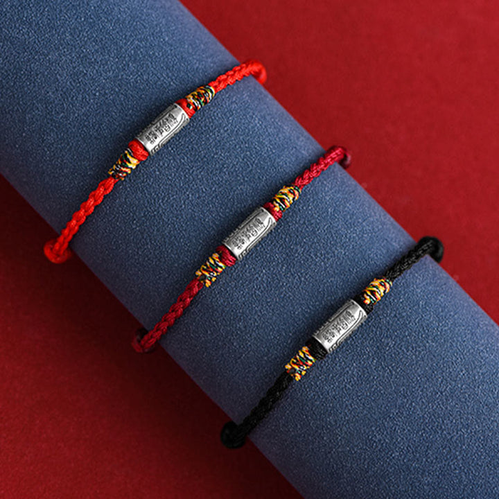 Buddha Stones ręcznie robione 925 srebro próby 925 wszystko idzie dobrze projekt ochrona siła bransoletka kostka