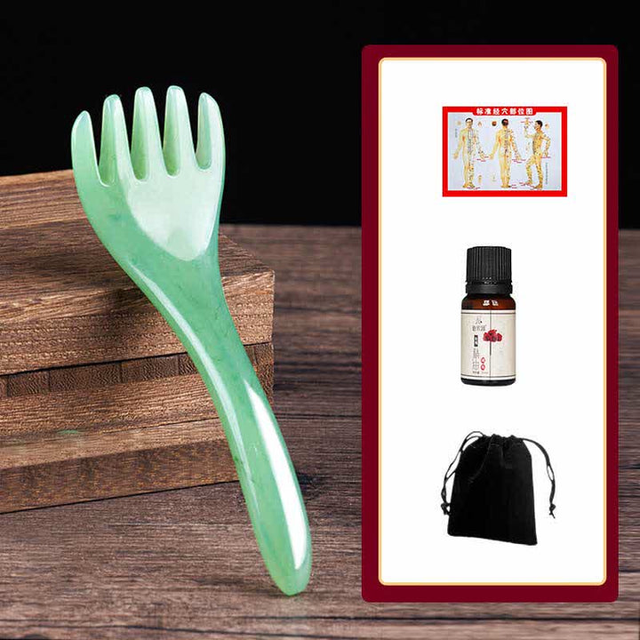 Zestaw narzędzi do masażu grzebienia Gua Sha z żywicy