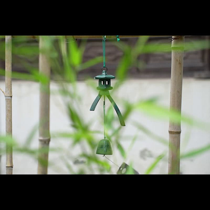 Pomyślny ścienny dzwonek do zawieszania szczęścia ręcznie robiony wystrój domu