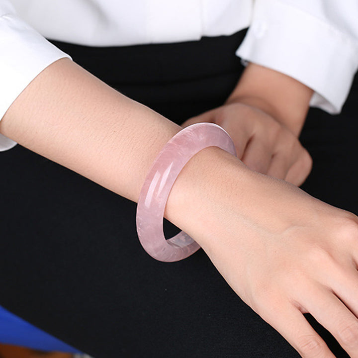 Bransoletka Buddha Stones Natural Rose Quartz Love Caring