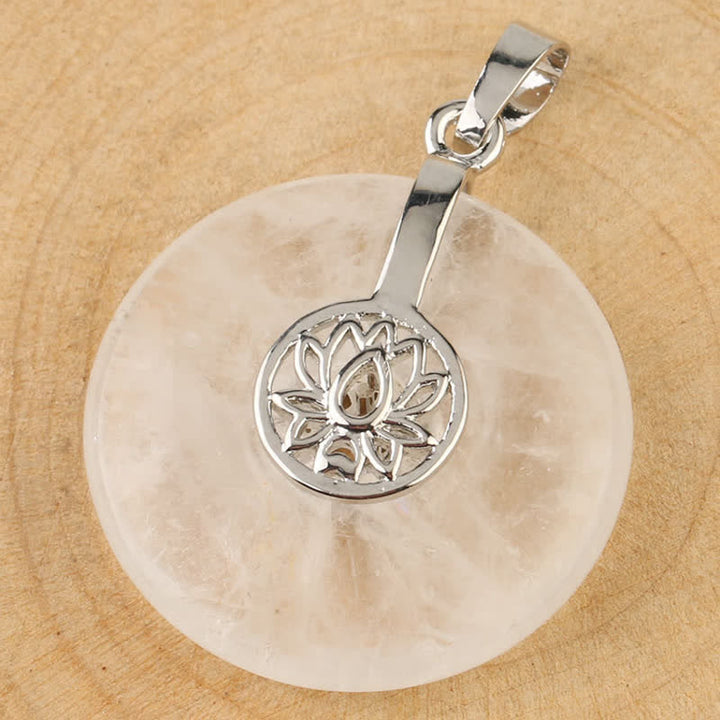 Buddha Stones Różne Kryształy Ametyst Różowy Kryształ Lotos Uzdrawiający Naszyjnik Wisiorek - image 22