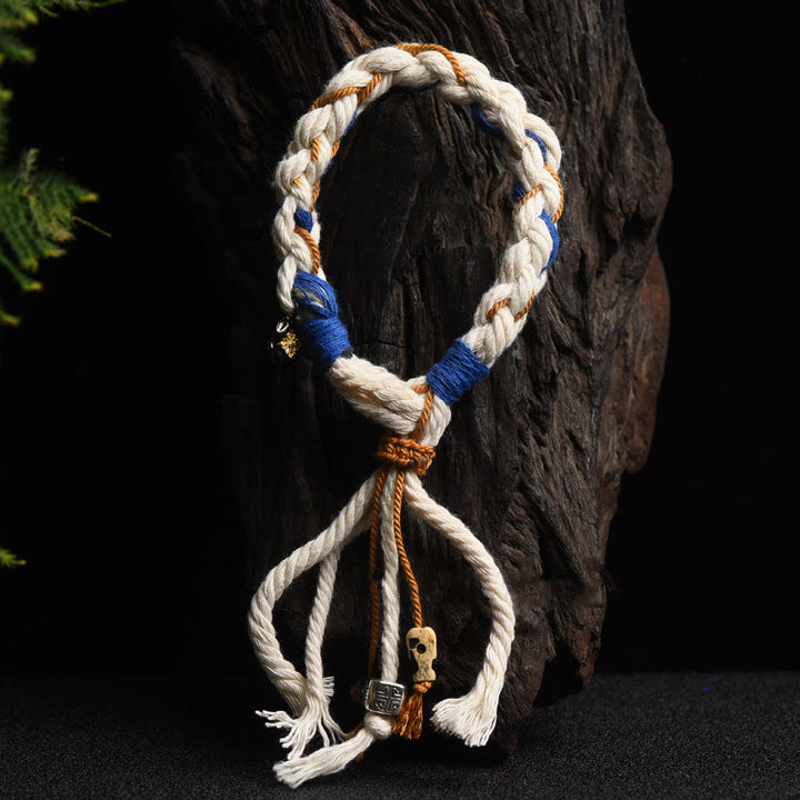 Buddha Stones Tybet Zakiram Bogini Bogactwa Thangka Ręcznie Robiona Bransoletka Szczęścia