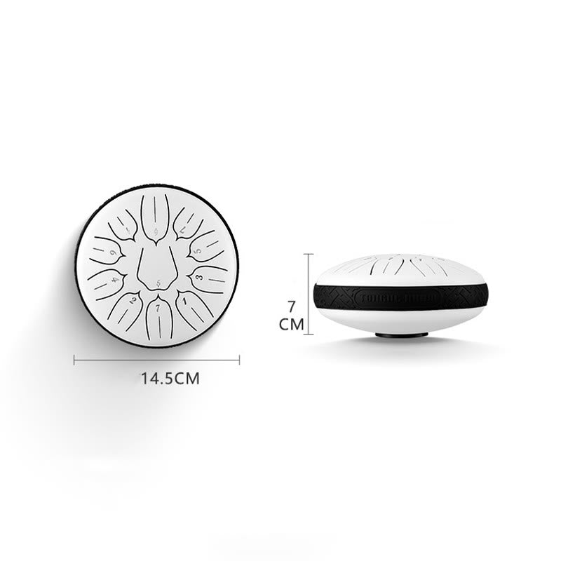 Buddha Stones językowy ze stali Dźwięk uzdrawiający Medytacja Joga Zestaw perkusyjny Lotus 11 nut 6 cali