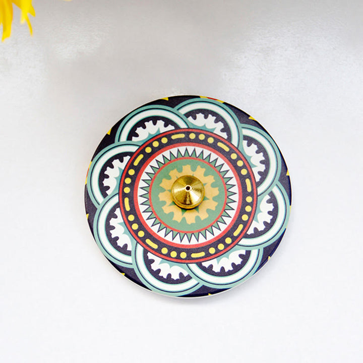 Buddha Stones Kolorowy Wzór Ceramiczny Błogosławieństwo Pałeczka Kadzidełka