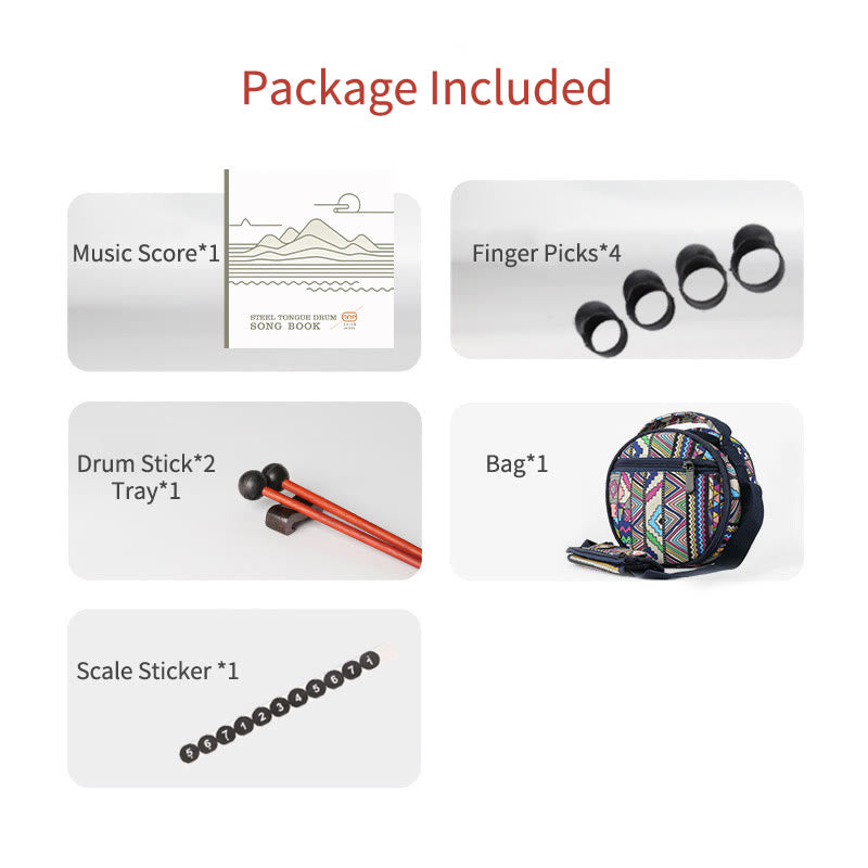 Buddha Stones , dźwięk uzdrawiający, medytacja, joga, zestaw perkusyjny, 8 nut, 5 cali, z torbą transportową