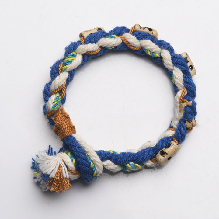 Buddha Stones Tybetańskie Zakiram Bogini Bogactwa Koraliki Grawerowane Ręcznie Bransoletka Szczęścia