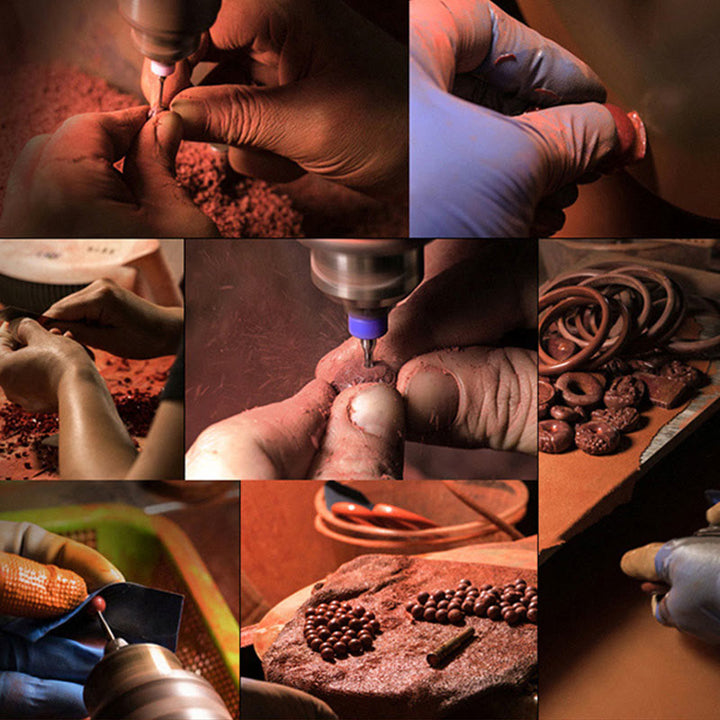 Buddha Stones Tybet Cynober Om Mani Padme Hum Grawerowane Błogosławieństwo Bransoletka pleciona