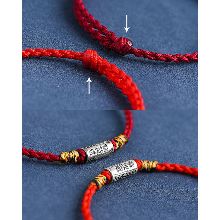 Buddha Stones ręcznie robione 925 srebro próby 925 wszystko idzie dobrze projekt ochrona siła bransoletka kostka