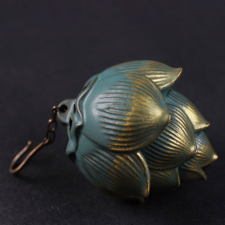 Buddha Stones Lotos Medytacja Wiszący Kadzielnica Dekoracja