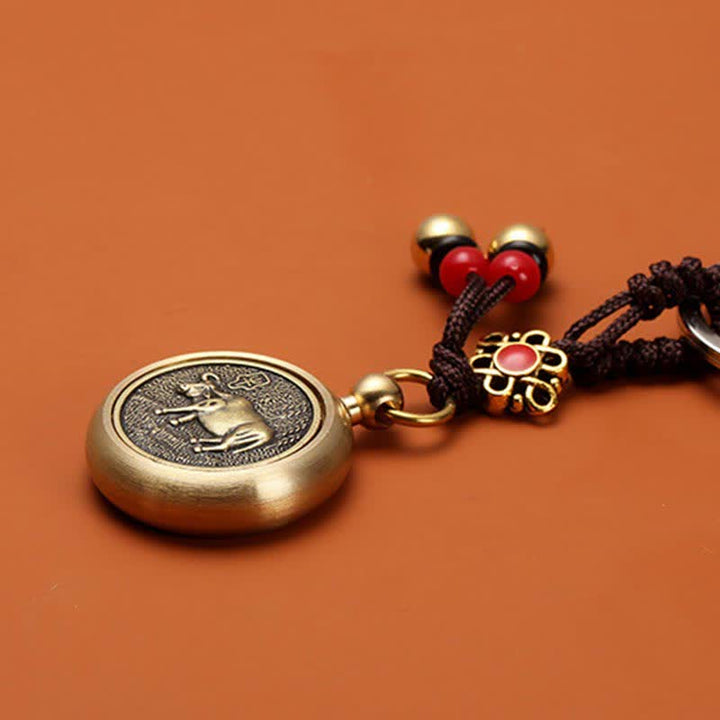 12 chińskich znaków zodiaku błogosławieństwo bogactwa fortuny brelok