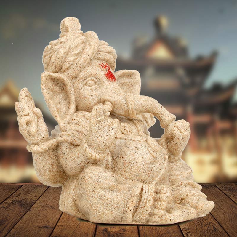 Ganesh Ganpati Słonia Statua Transformacja Dekoracja Domu