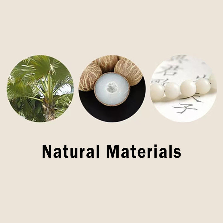 Bransoletka kojąca Buddha Stones Natural Green Sandalwood Bodhi Seed