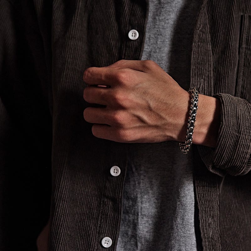 Bransoletka z Buddha Stones Retro Dragon Scale Pattern Success Strength