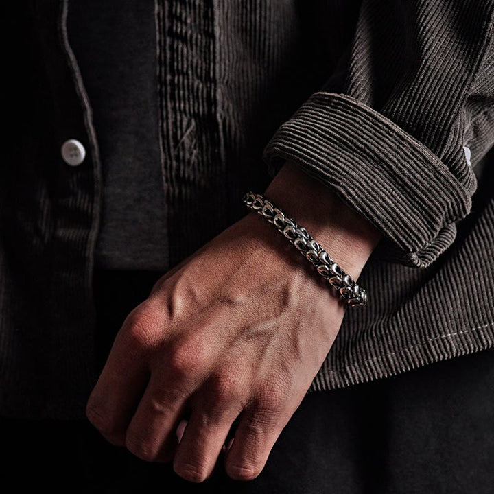 Bransoletka z Buddha Stones Retro Dragon Scale Pattern Success Strength