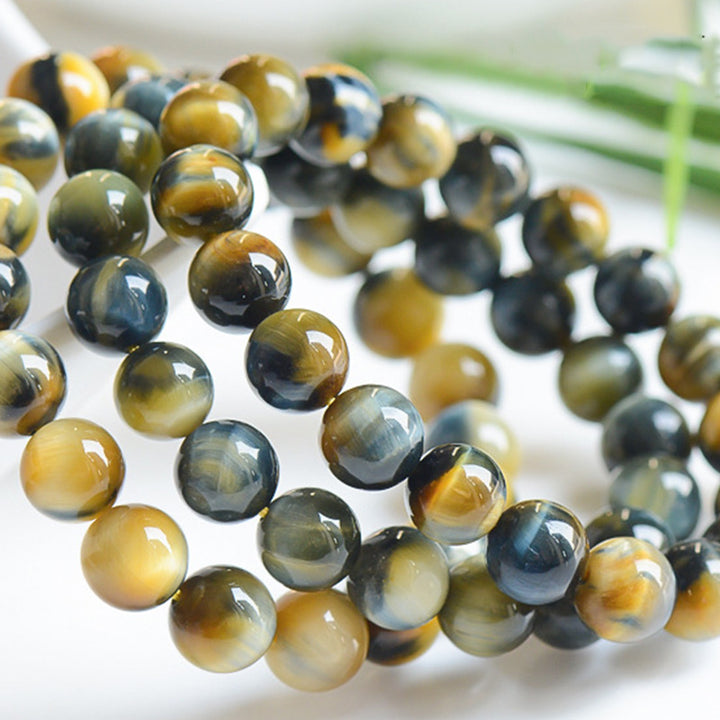 Bransoletka Buddha Stones Tiger Eye Protection Courage Strength