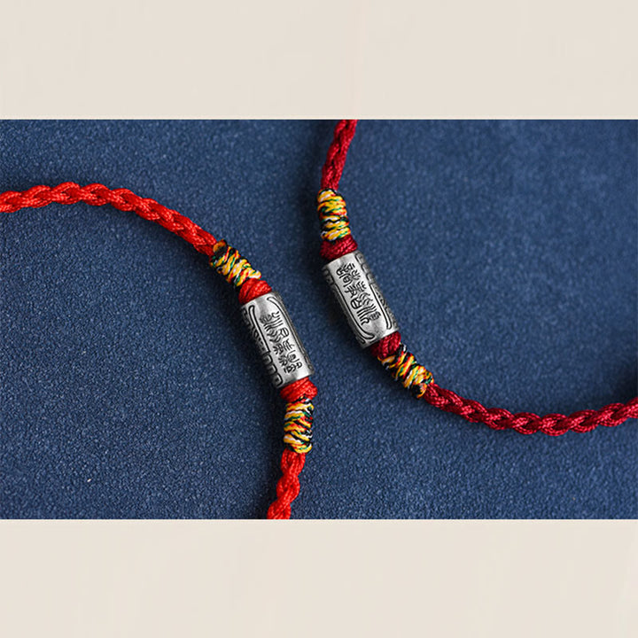 Buddha Stones ręcznie robione 925 srebro próby 925 wszystko idzie dobrze projekt ochrona siła bransoletka kostka