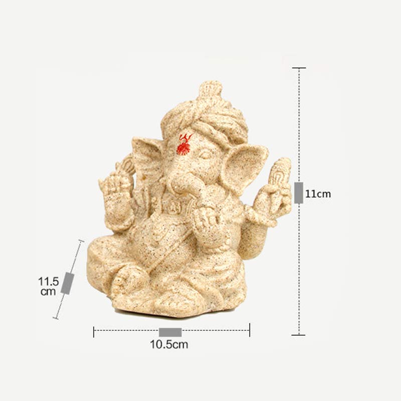 Ganesh Ganpati Słonia Statua Transformacja Dekoracja Domu