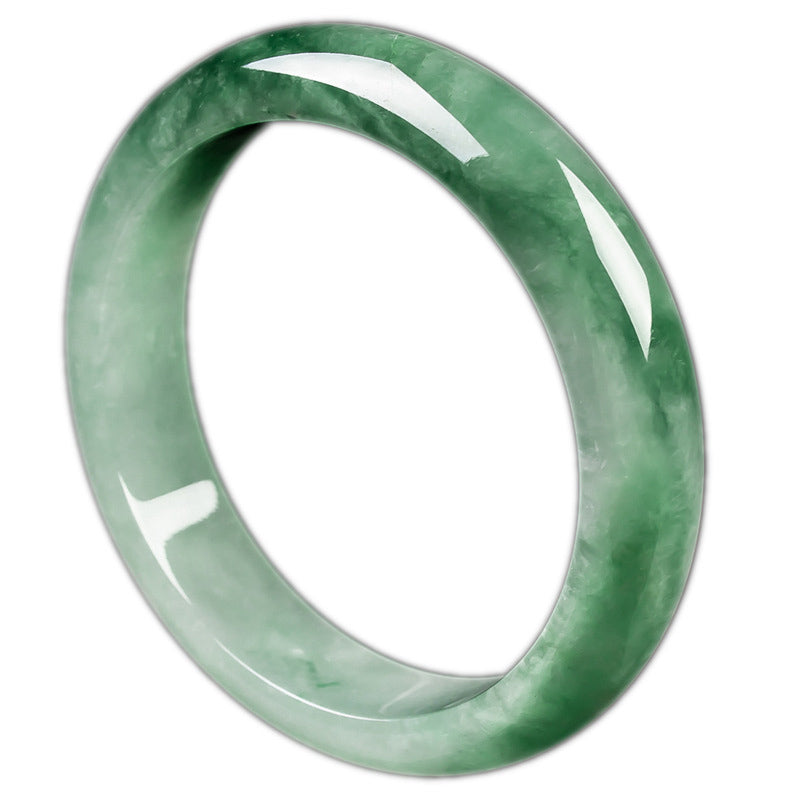 Bransoletka z naturalnego jadeitu z Buddha Stones Fortune Blessing
