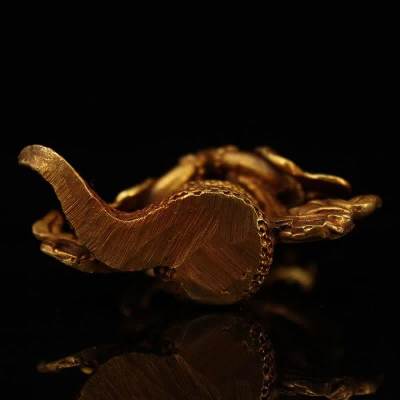 Bodhisattwa Nagarjuna Ochrona Miedziana Dekoracja Statuetki