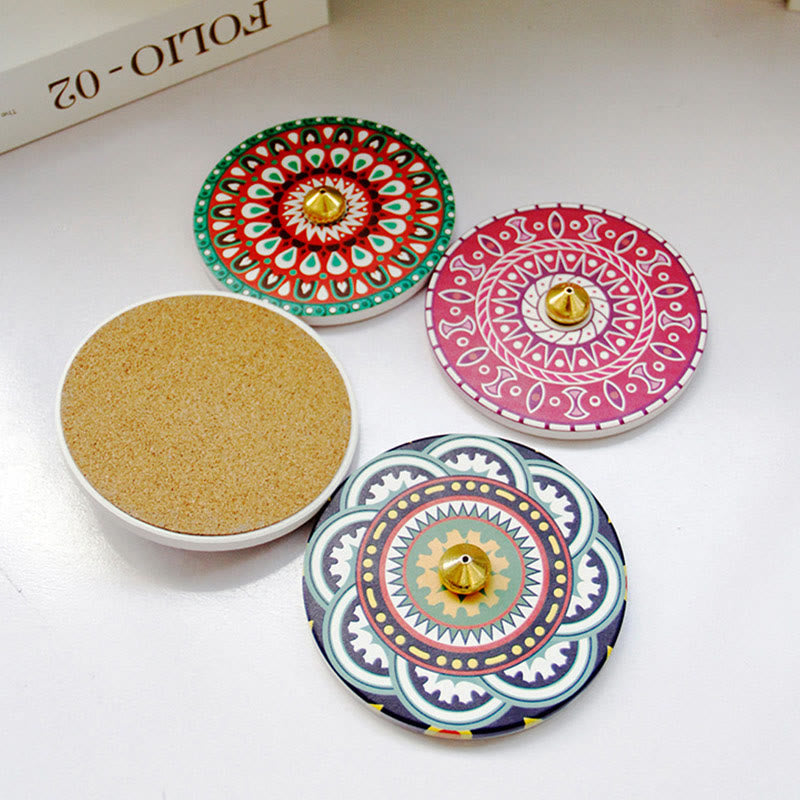 Buddha Stones Kolorowy Wzór Ceramiczny Błogosławieństwo Pałeczka Kadzidełka