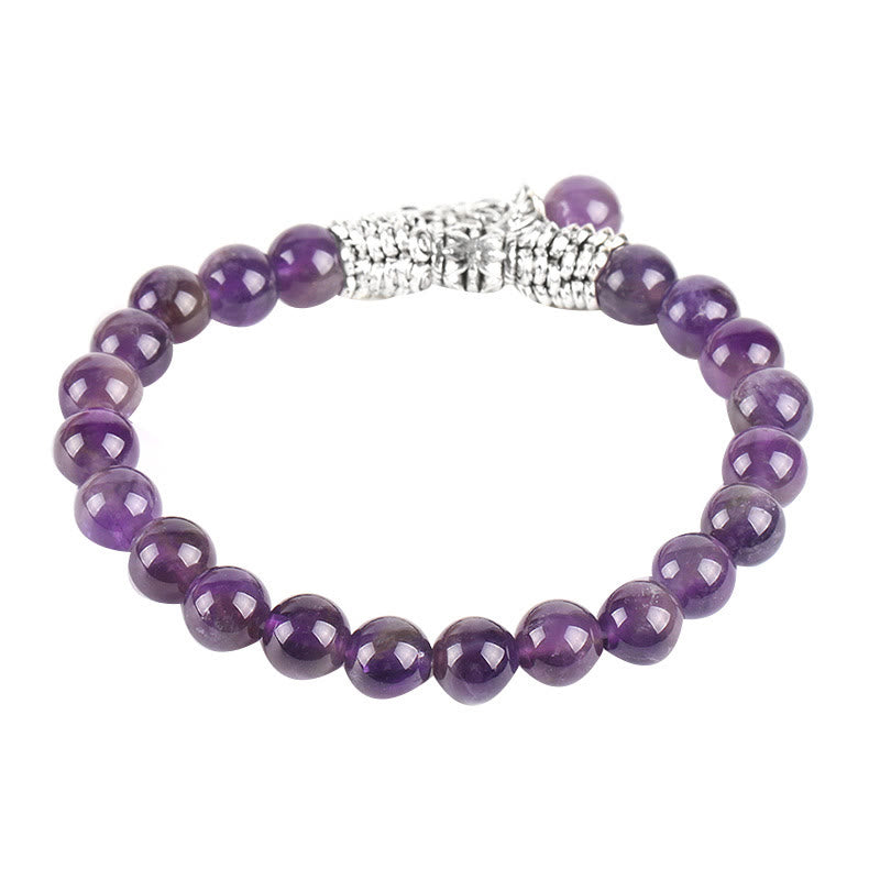 Buddha Stones Naturalne Kamień Szlachetny Drzewo Życia Szczęśliwy Talizman Bransoletka Elastyczna