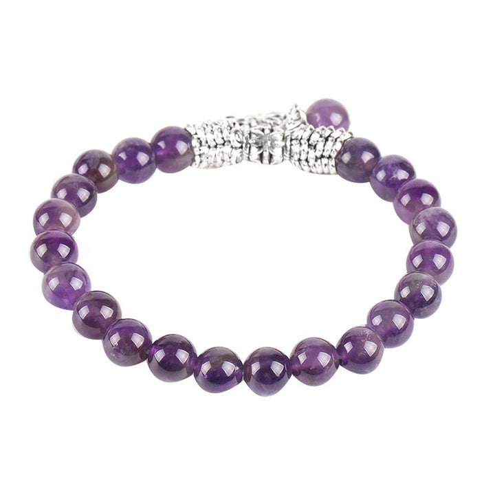 Buddha Stones Naturalne Kamień Szlachetny Drzewo Życia Szczęśliwy Talizman Bransoletka Elastyczna