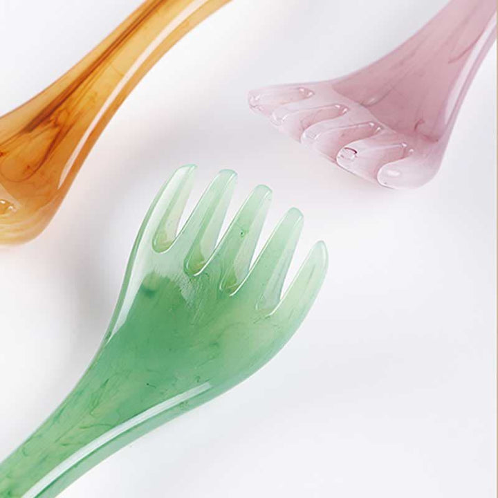 Zestaw narzędzi do masażu grzebienia Gua Sha z żywicy