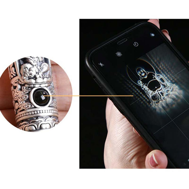 Chiński zodiak natalny budda projekcja naszyjnik dobrobyt wisiorek - image 5