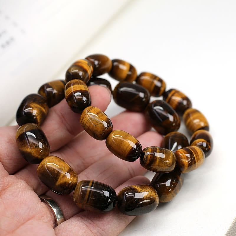 Bransoletka Buddha Stones Natural Tiger Eye Stone Integrity Willpower