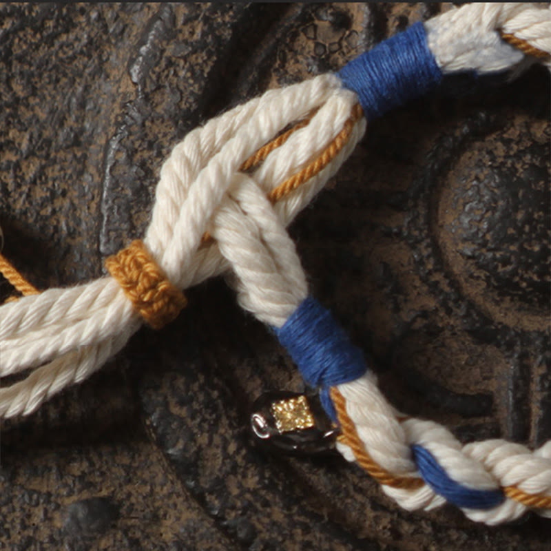 Buddha Stones Tybet Zakiram Bogini Bogactwa Thangka Ręcznie Robiona Bransoletka Szczęścia