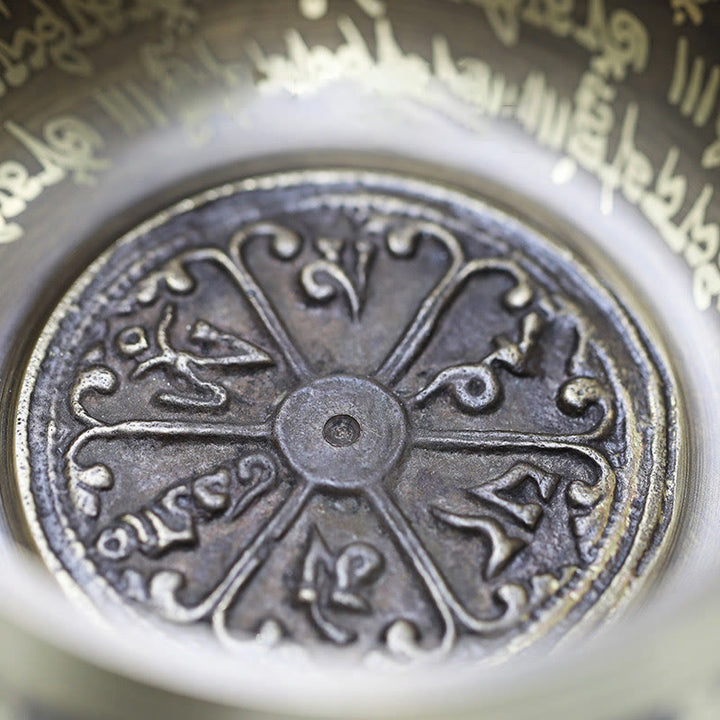 Buddha Stones Tybetańska misa dźwiękowa do medytacji, ręcznie robiona do uzdrawiania i uważności, zestaw mis śpiewających