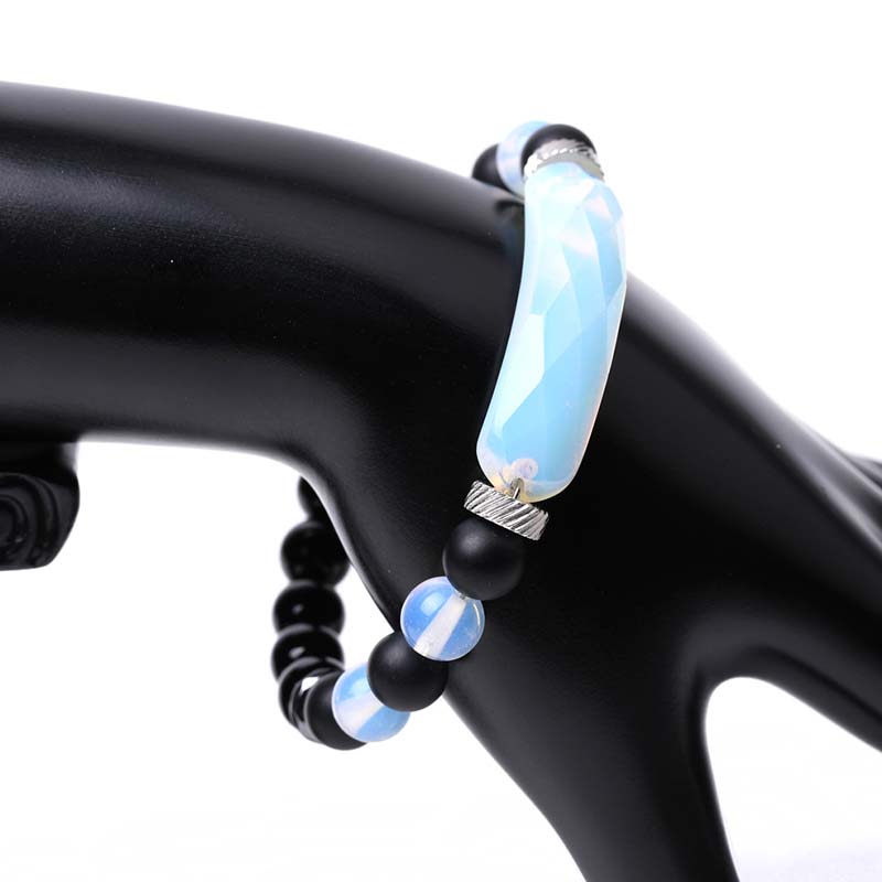 Bransoletka lecznicza Buddha Stones Natural Crystal Blue Aventurine