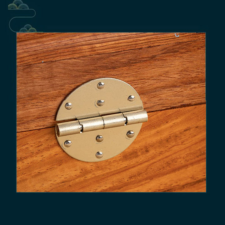 Antyczne ręcznie robione pudełko do przechowywania biżuterii z palisandru, zamykane, duże, dwuwarstwowe, drewniane pudełko na prezenty z kwiatami