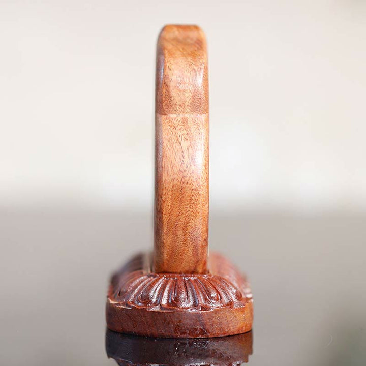 Buddha Stones Guru Rinpocze Budda Padmasambhavan Serenity Drewno Grawerowane Statua Figurka Dekoracja