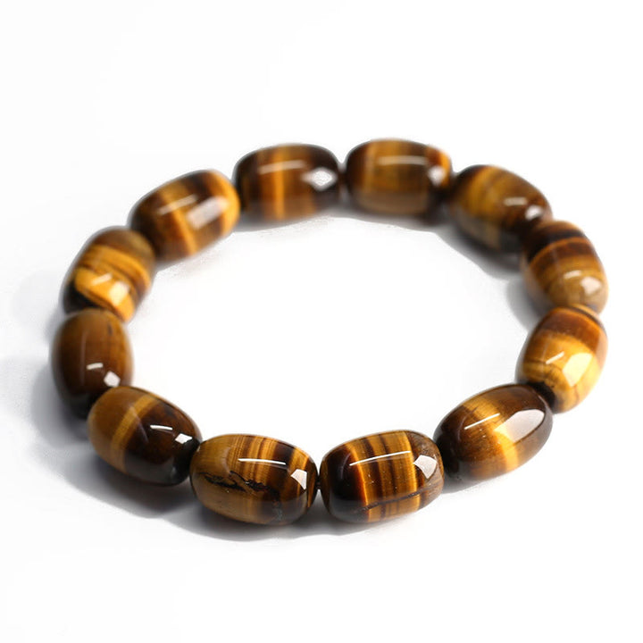 Bransoletka Buddha Stones Natural Tiger Eye Stone Integrity Willpower