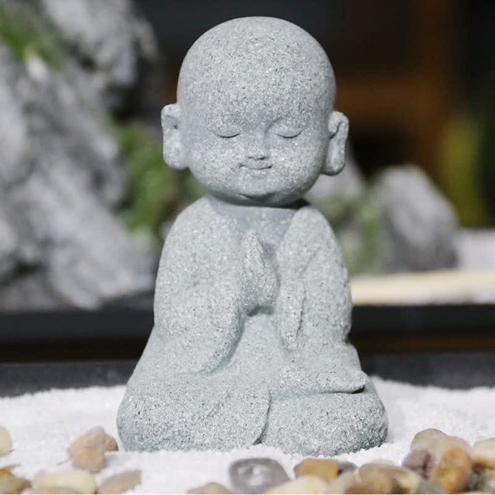 Buddha Stones Medytacja Modlitwa Statua Buddy Współczucie Dekoracja Domu