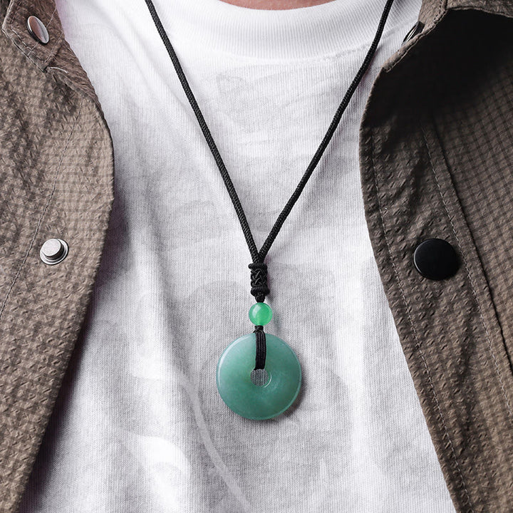 Wisiorek z Buddha Stones, szczęśliwa moneta, uzdrawiający kryształ, naszyjnik z kamieni szlachetnych