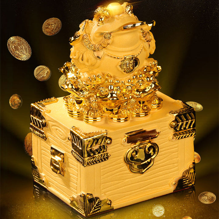 Buddha Stones Feng Shui Pieniądze Żaba Statua Szczęście Bogactwo Dekoracja