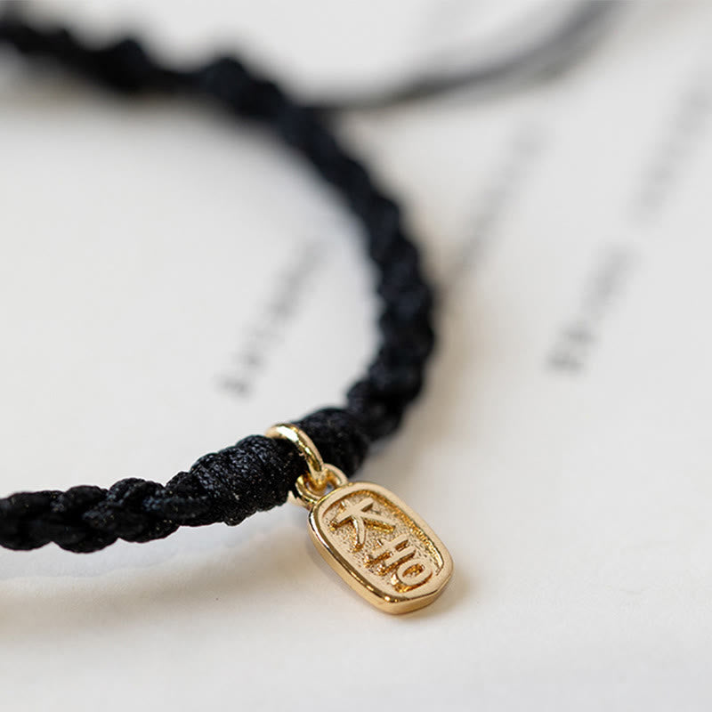 Bransoletka z okrągłym paskiem Peace Buckle z Buddha Stones i chalcedonem