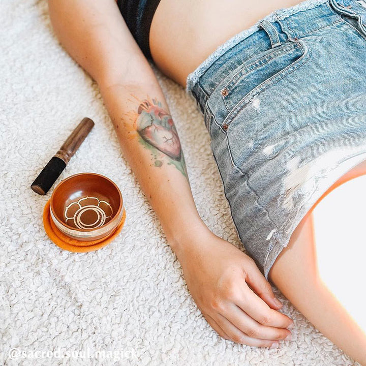 Buddha Stones Tybetańska misa dźwiękowa ręcznie wykonana do uzdrawiania czakr i medytacji uważności Zestaw mis śpiewających