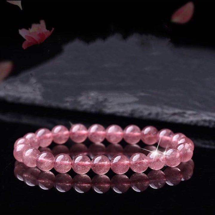 Bransoletka Buddha Stones Natural Rose Quartz Love Caring