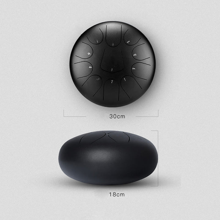 Buddha Stones stalowy językowy Dźwięk uzdrawiający uważność medytacja joga zestaw perkusyjny 11 nut 8 cali - image 2